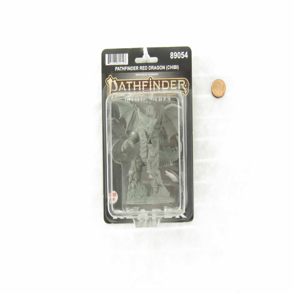 RPR89054 Pathfinder Red Dragon Chibi Miniature 25mm Heroic Scale Figure Pathfinder Bones Reaper Miniatures