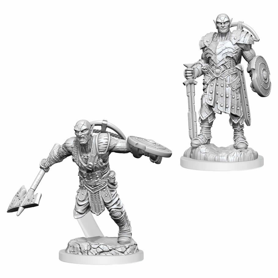 WZK90402 Earth Genasi Fighter Nozurs Marvelous Miniatures D&D Unpainted Miniatures