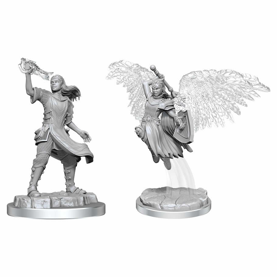 WZK90409 Aasimar Cleric Female Nozurs Marvelous Miniatures D&D Unpainted Miniatures