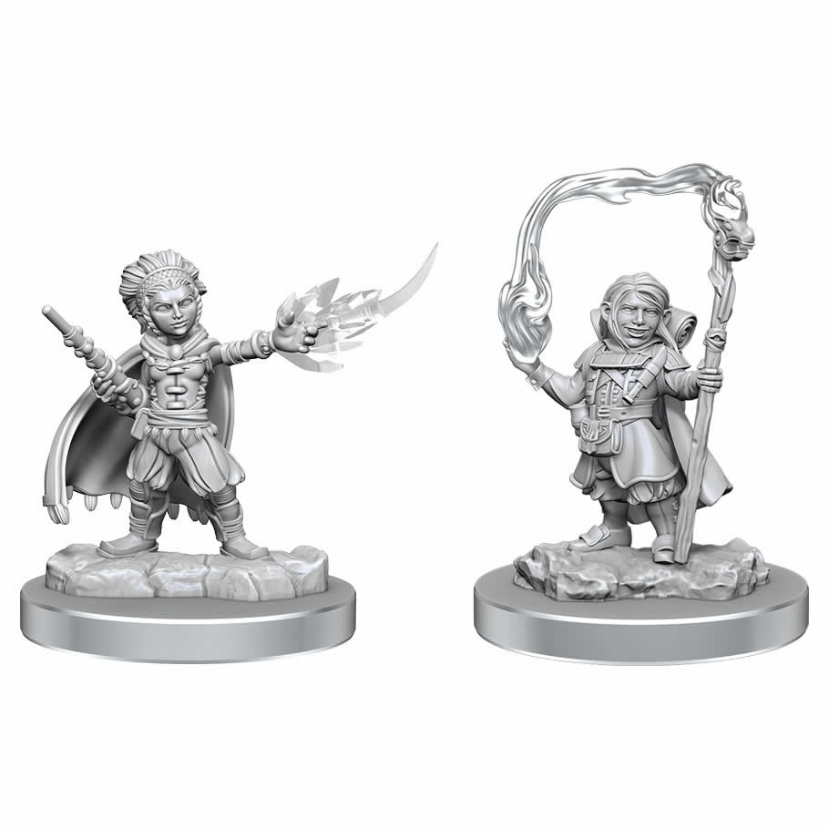 WZK90413 Halfling Wizards Nozurs Marvelous Miniatures D&D Unpainted Miniatures