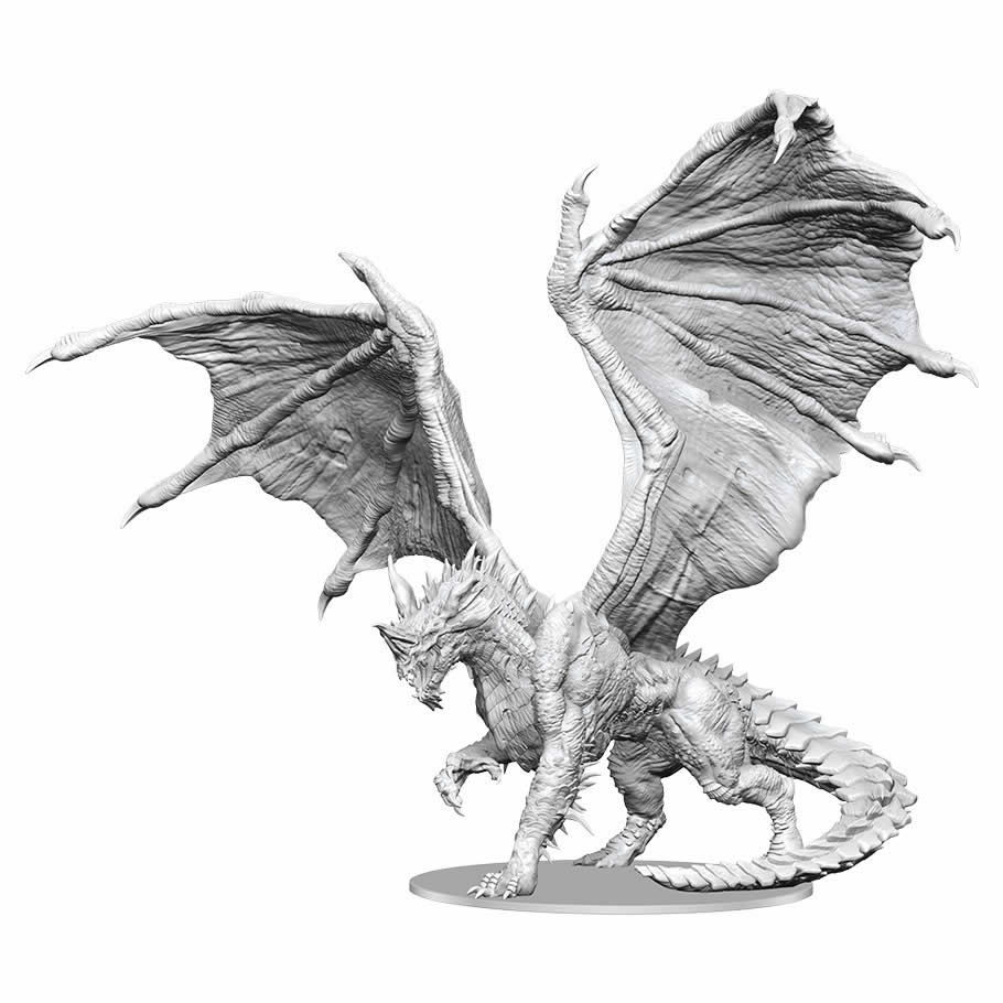 WZK90603 Adult Blue Dragon Nozurs Marvelous Miniatures D&D Unpainted Miniatures