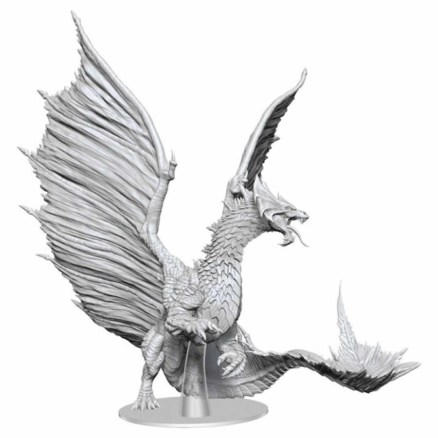 WZK90604 Adult Brass Dragon Nozurs Marvelous Miniatures D&D Unpainted Miniatures