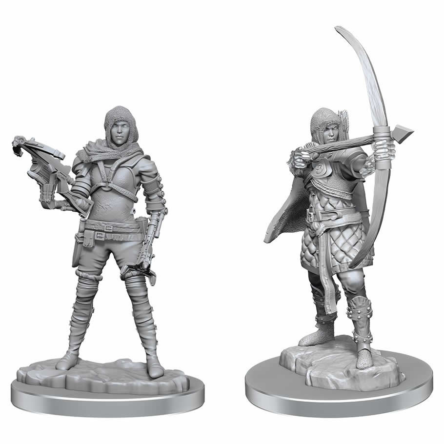 WZK90615 Human Rogue Miniature Figure WizKids Deep Cuts Unpainted Miniatures WizKids