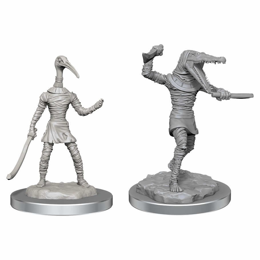 WZK90649 Mummies Nozurs Marvelous Miniatures D&D Unpainted Miniatures WizKids