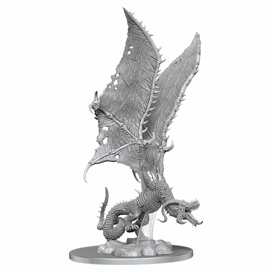 WZK90651 Flame Drake Miniature Figure Pathfinder Battles Deep Cuts Unpainted Miniatures WizKids