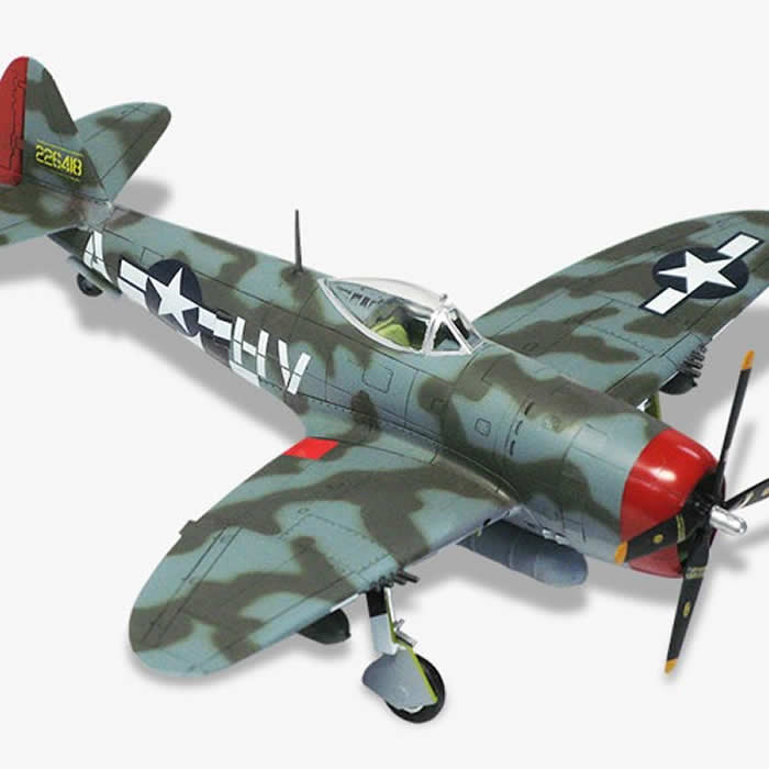 ACA12530 P-47 and F-86 Gabreski 1/72 Scale Plastic Model Aircraft Academy