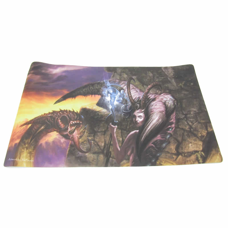 ACT021 Servant of the Demoness Card Game Playmat Main Image