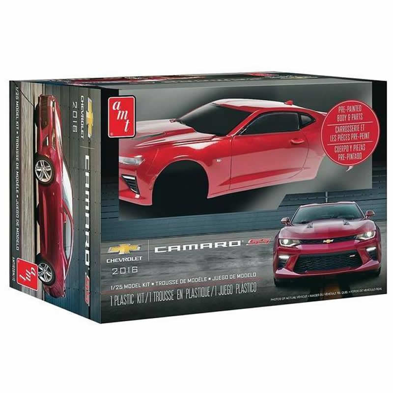 AMT102012 2016 Camaro Prepainted 1/25 Scale Plastic Model Kit Main Image