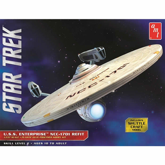 AMT108006 Enterprise NCC1701 Refit 1/537 Scale Plastic Model Kit AMT Main Image