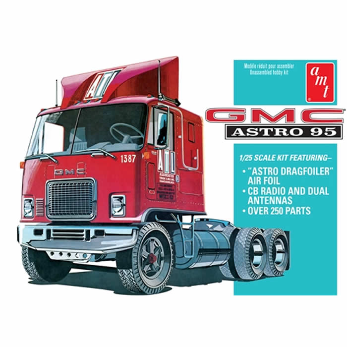 AMT114006 GMC Astro 95 Cabover Truck 1/25 Scale Plastic Model Kit AMT Main Image