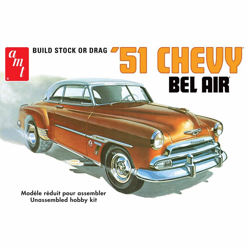 AMT86212 Chevy 1951 Bel Air 1/25 Scale Plastic Model Kit AMT Main Image