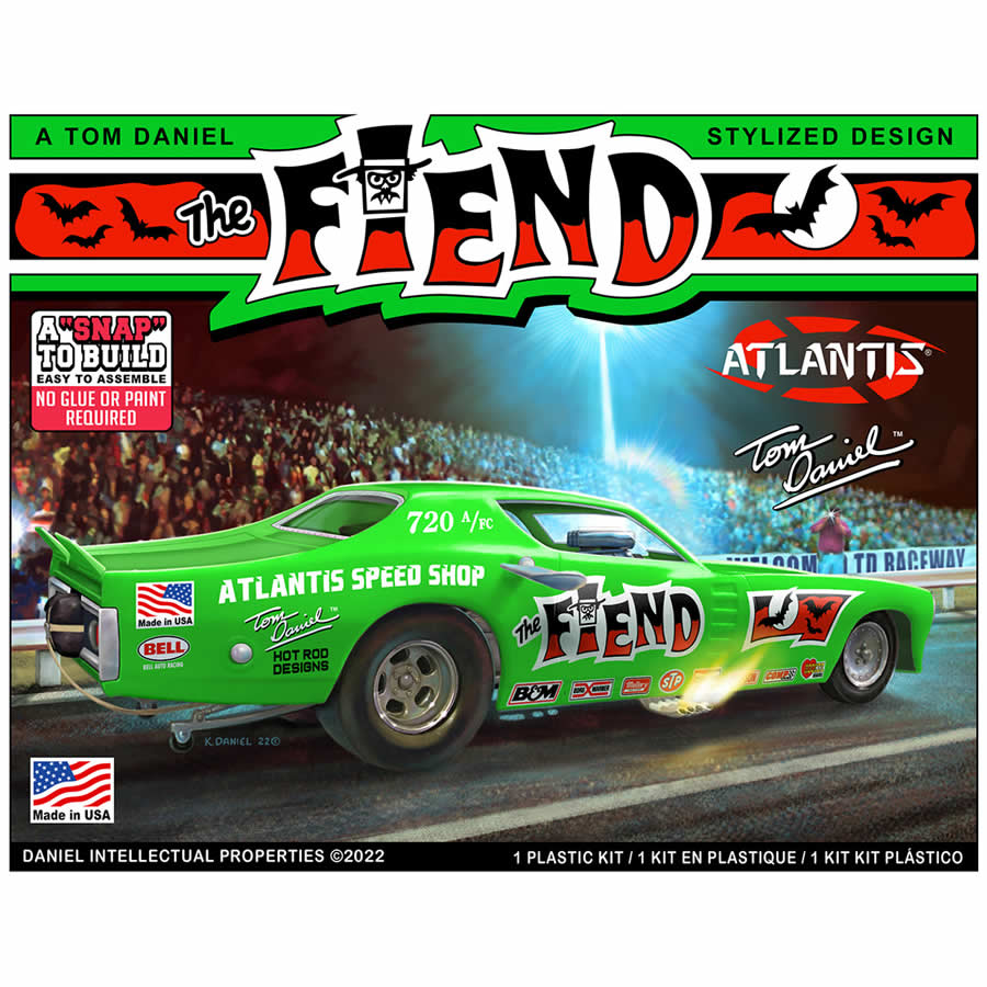 ATMM8278 Fiend Funny Car 1/32 Scale Plastic Model Kit Atlantis Models
