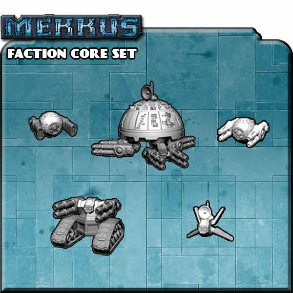 BOM34000 Counterblast Mekkus Core Set Miniatures Bombshell Main Image