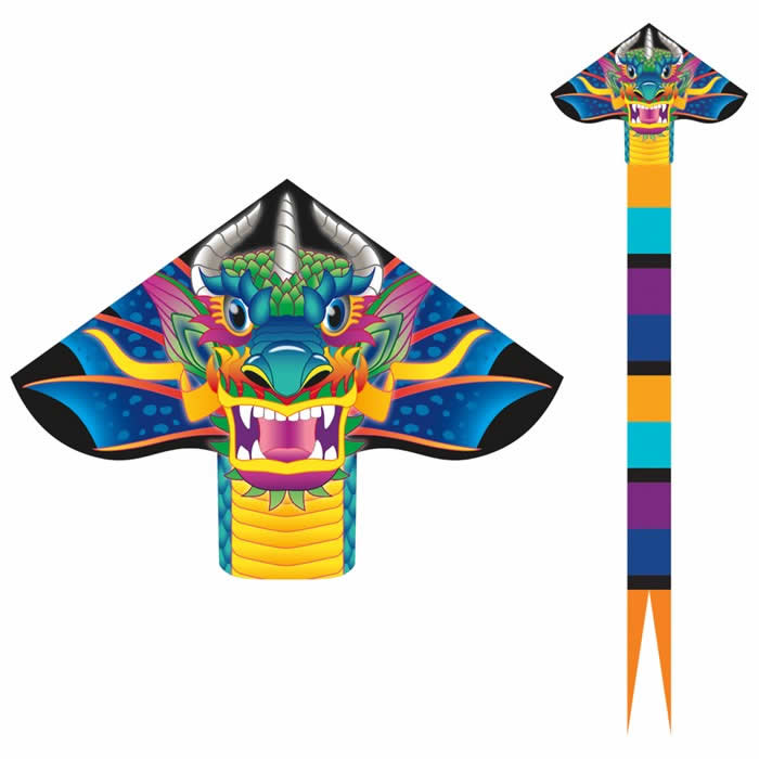 BRS70012 Dragon Nylon Kite Brainstorm Products Main Image