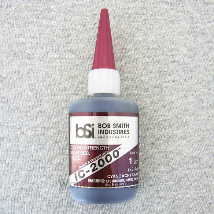 BSI118 IC-2000 Rubber-Toughened 1oz CA Adhesive Glue Bob Smith Ind Main Image