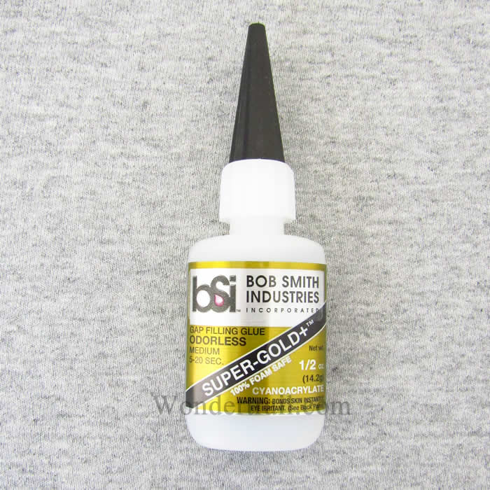 BSI126 Super-Gold+ Odorless .5oz CA Adhesive Glue Bob Smith Industries Main Image