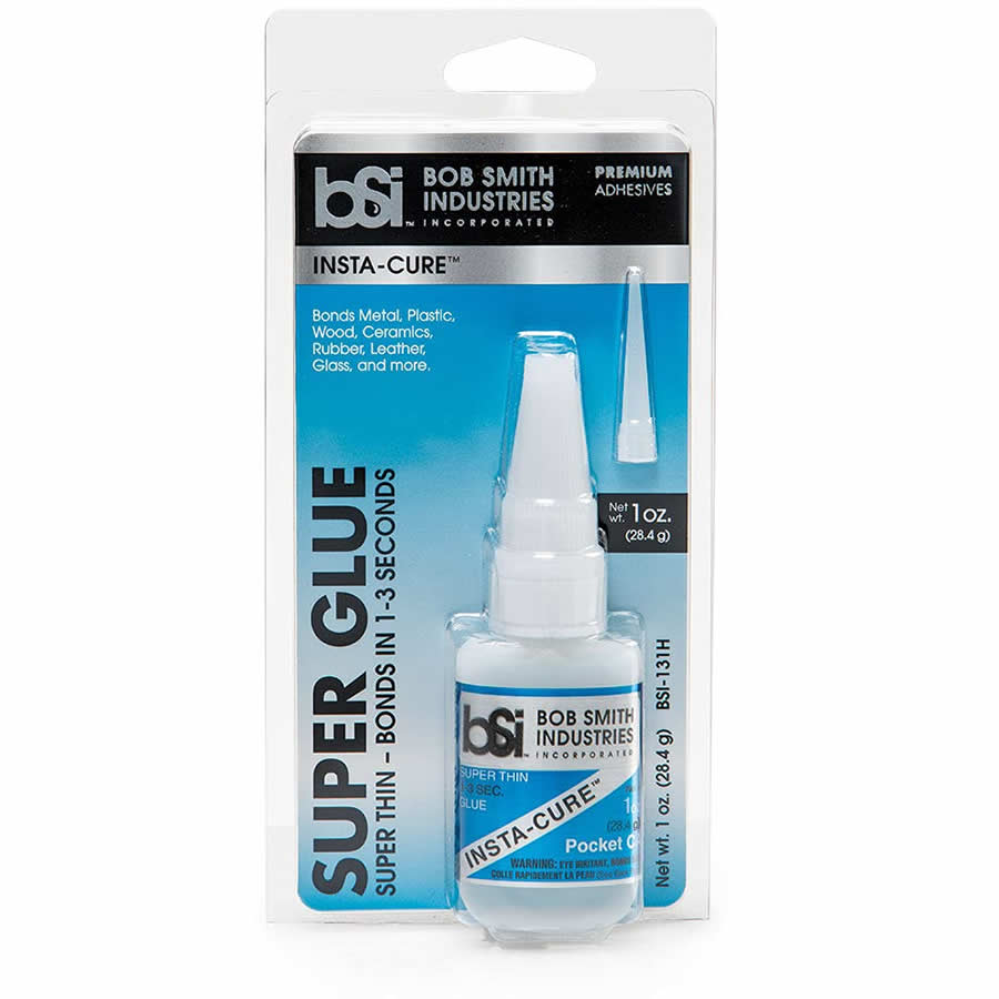 BSI131H Super Thin Ca Glue 1 Ounce (28.4g) In Clamshell Bob Smith Industries Main Image