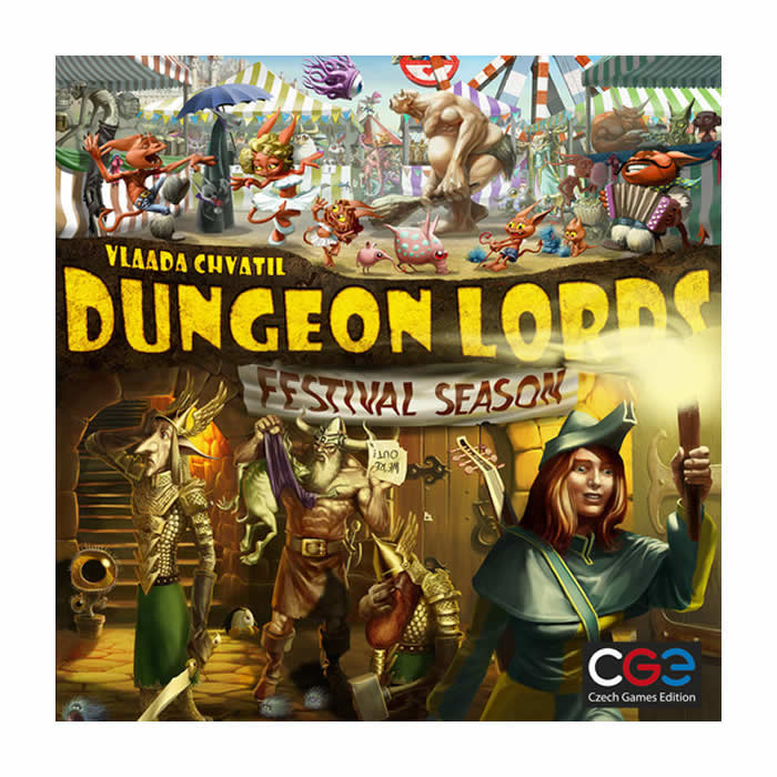 CGE00014 Dungeon Lords Festival Season Expansion Czech Games Main Image