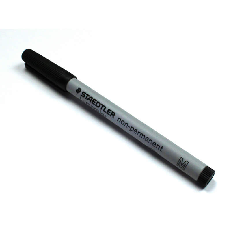 CHX03159 Black Medium Round Tip Washable Marker Chessex Main Image