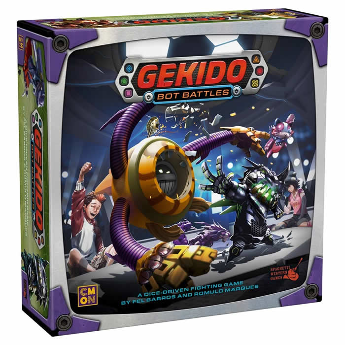 CMNGEK001 Gekido Bot Battles Board Game Cool Mini Or Not Main Image