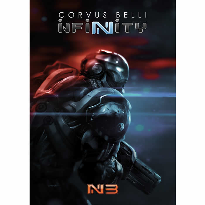 COR289403 Infinity N3 Human Sphere Core Rulebook Infinity Corvus Belli Main Image