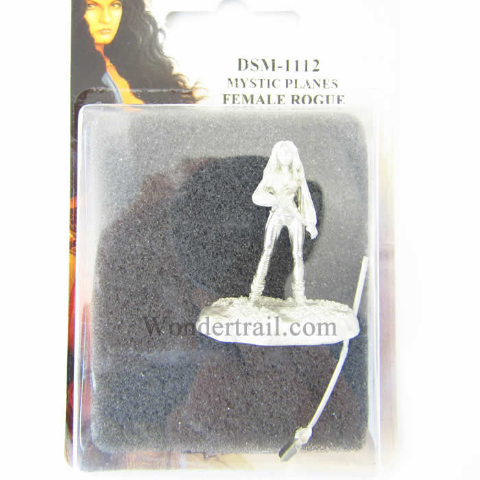DSM1112 Female Rogue Miniature Elmore Masterwork Dark Sword 2nd Image