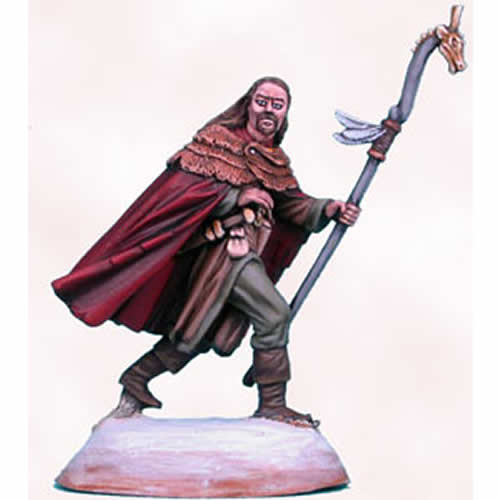 DSM1136 Male Wizard With Staff Mountain Conflict Miniature Main Image
