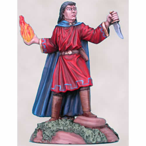 DSM1145 Young Male Mage With Dagger Miniature Elmore Masterwork Main Image