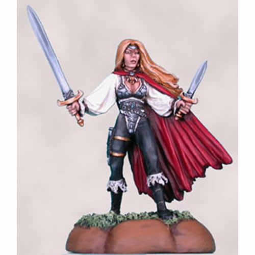 DSM3103 Female Roque with Sword Miniature Caldwell Masterworks Main Image