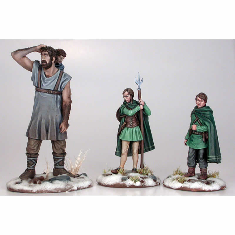 DSM5102 Hodor- Bran- Jojen- Meera Combo Pack Miniature Figurine George R.R. Martin Main Image