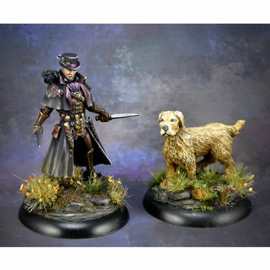 DSM6506 Michael The Crow Roque and Kya Miniature (unpainted) Main Image