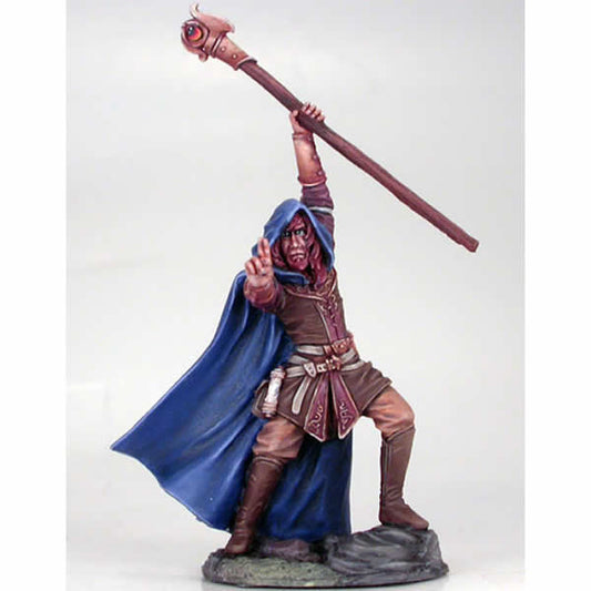 DSM7413 Male Mage with Staff Miniature Visions In Fantasy Main Image