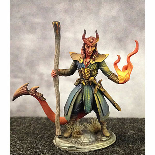 DSM7456 Demonkin Fighter Mage Miniature Visions In Fantasy Main Image