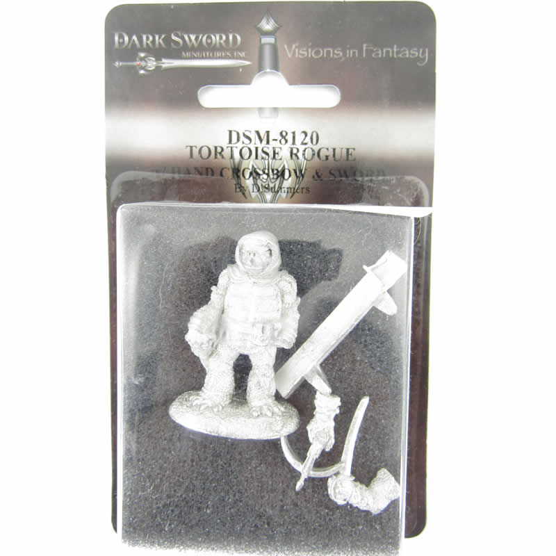 DSM8120 Tortoise Rogue with Hand Crossbow and Sword Miniature 2nd Image