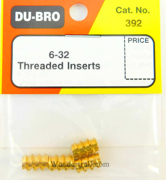 DUB392 6-32 Threaded Inserts (4) Du-Bro Main Image