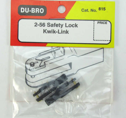 DUB815 Safety Lock Kwik-Link 2-56 (2) Du-Bro Main Image
