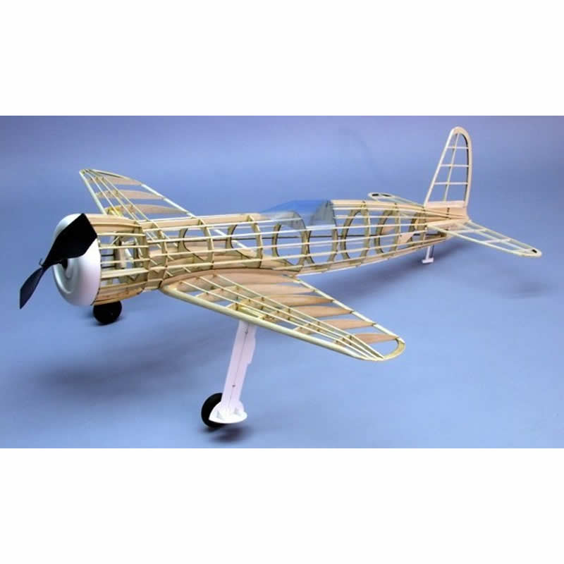 DUM0407 Hughes 1B Racer 24 Inch Balsa Free Flight Model Kit Dumas 2nd Image