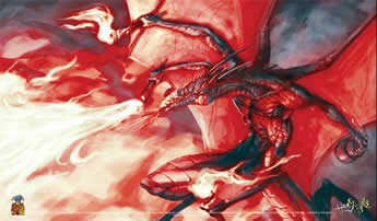 EGGGMT007 Blazing Shrieve LE Playmat Main Image