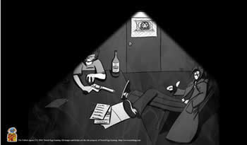 EGGGMT012 Fallout Agency Noir Playmat Nested Egg Main Image