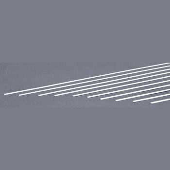 EVG116 White Dimensional Styrene Plastic Strips .015 x .125 x 14in (10) Main Image
