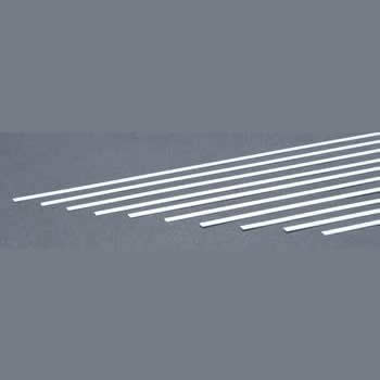 EVG127 White Dimensional Strips .020in x .156in x 14in (10) Main Image