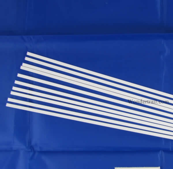 EVG137 White Dimensional Strips .030in x .156in x 14in (10) Main Image