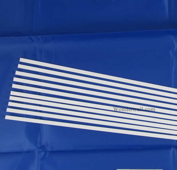 EVG138 White Dimensional Strips .030in x .188in x 14in (10) Main Image