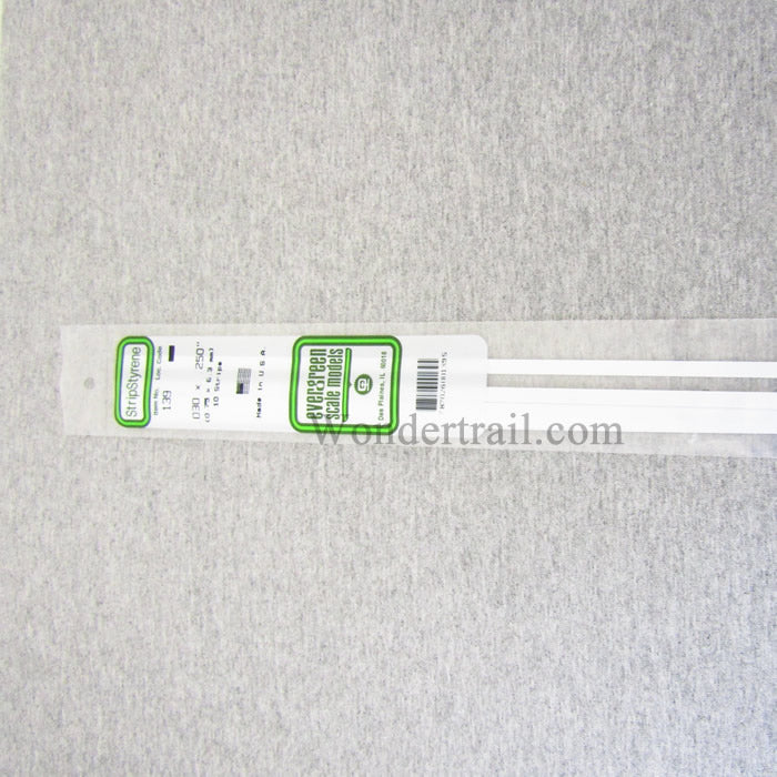 EVG139 White Dimensional Strips .030in x .250in x 14in (10) 2nd Image