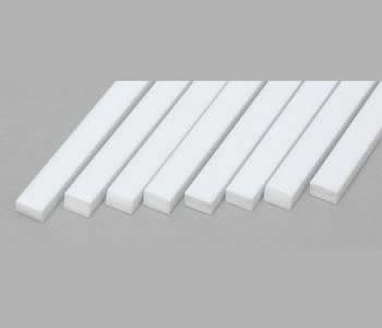 EVG166 White Dimensional Strips .080in x .125in x 14in (8) Main Image