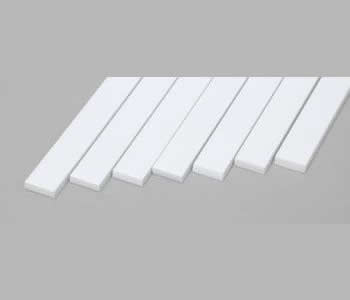 EVG169 White Dimensional Strips .080in x .250in x 14in (7) Main Image