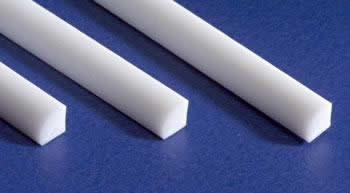 EVG247 Quarter Round Rod .040x14in White by Evergreen Main Image