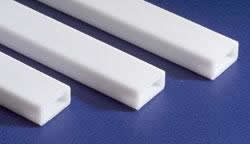 EVG257 Rectangular Tube .125x.250x14in White by Evergreen Main Image