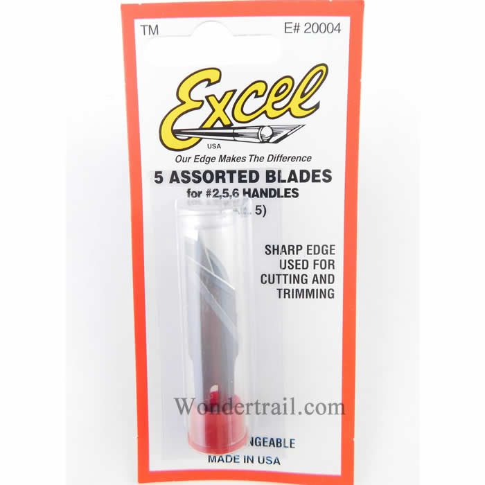 EXL20004 Assortment of Hobby Blades for Number 2, 5 and 6 Handles Main Image