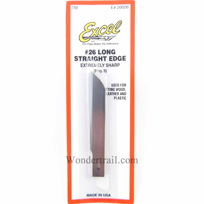 EXL20026 #26 Long Blade (5pk) Excel Hobby Tools Main Image